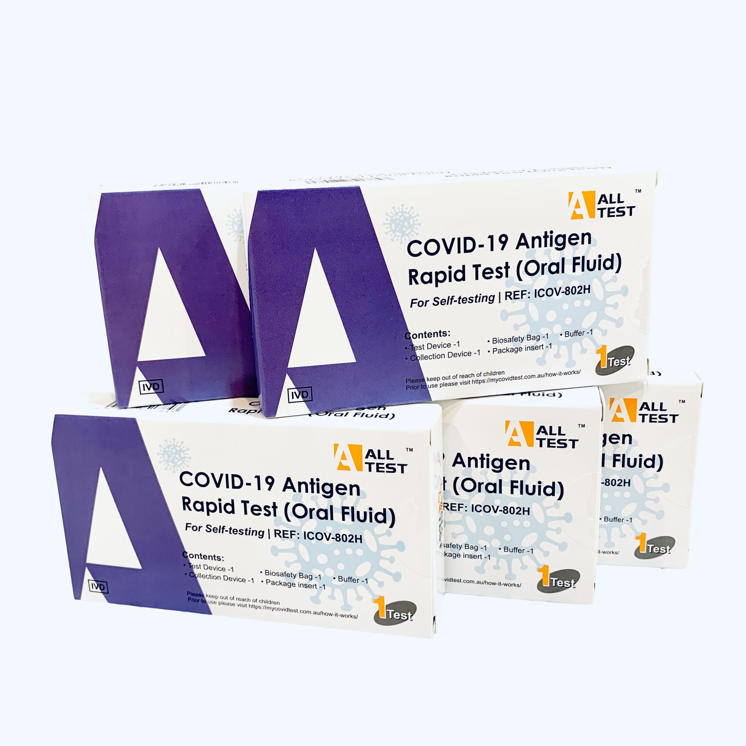 (Oral Fluid) ALL TEST COVID-19 Antigen Rapid Test 5 in 1 pack (In Stock)