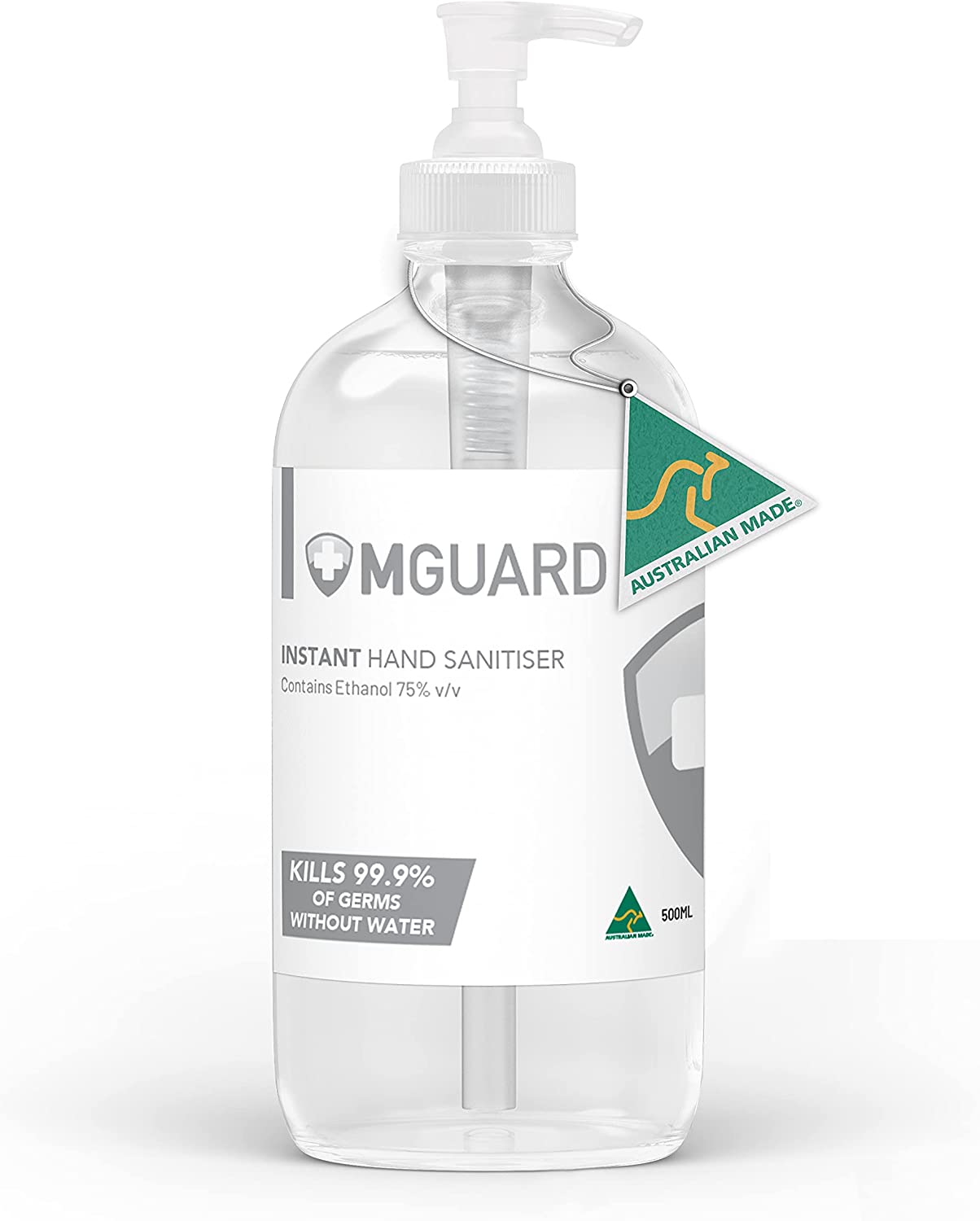 MGUARD 500ml Instant Hand Sanitiser Gel, Original – Australian Made